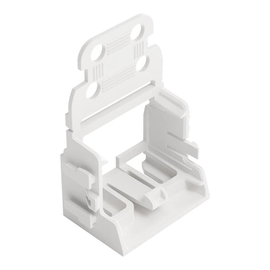 Wago Mounting adapter for screw fastening, white
