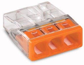 Conector doză Wago push 3x 0.5-2.5mm²