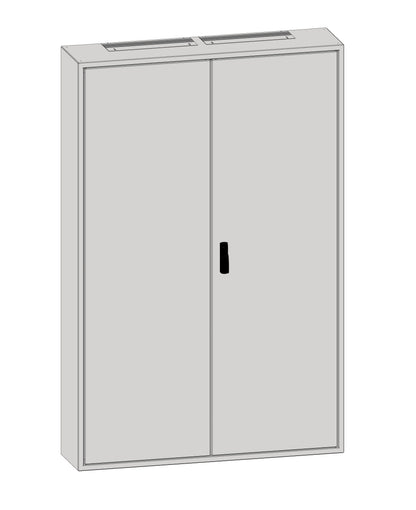 Ramă aplicată+uşă 4A-42 (Lăţ=4PC / Înălţ=42UV) A=300mm