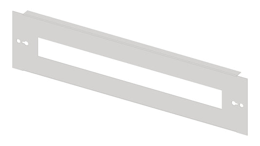 Divided front plate 5G3, 1 piece, sheet steel, 25MW