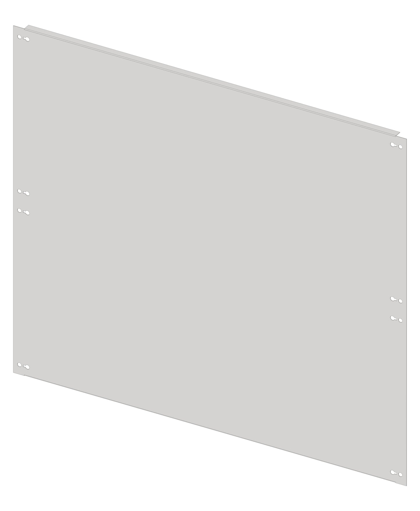 Mască oarbă metalică 4B18 (Lăţ=4PC / Înălţ=18UV)