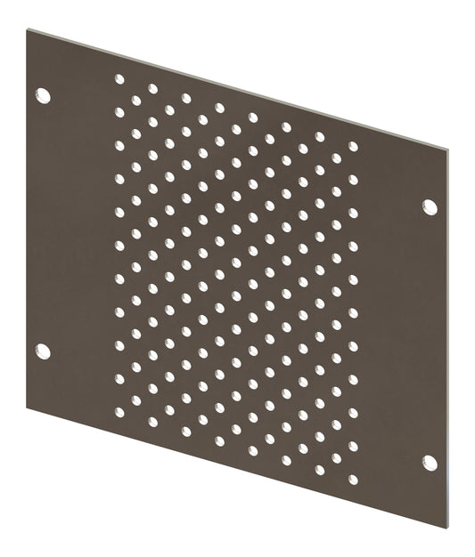 Perforated Mounting Plate width 200mm, 3 Modul Heights