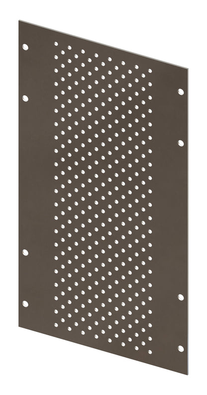 Perforated Mounting Plate width 200mm, 6 Modul Heights