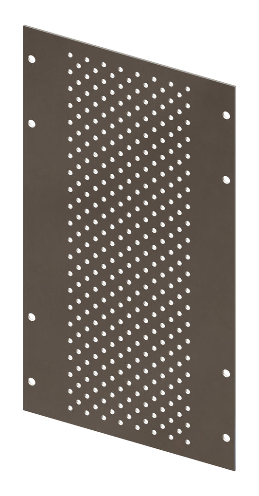Perforated Mounting Plate width 200mm, 6 Modul Heights