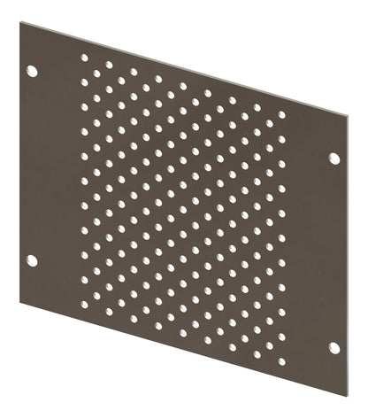 Perforated Mounting Plate width 208mm, 3 Modul Heights