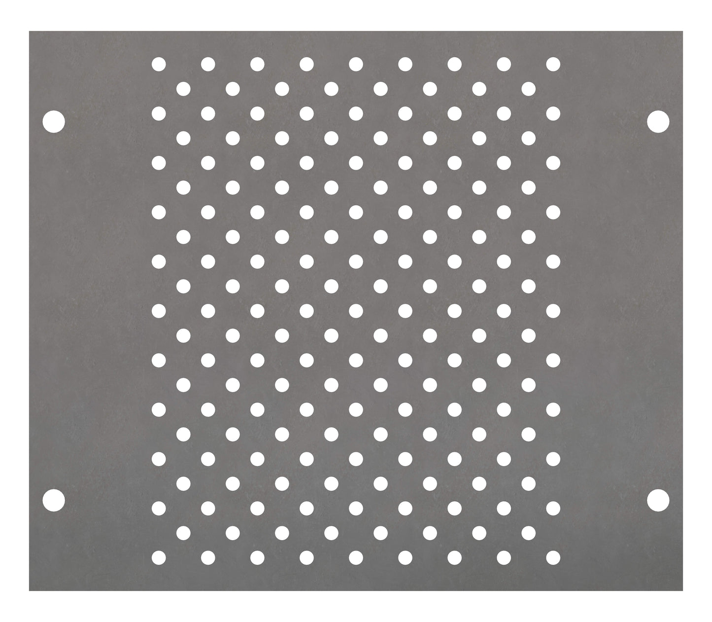 Perforated Mounting Plate width 208mm, 3 Modul Heights