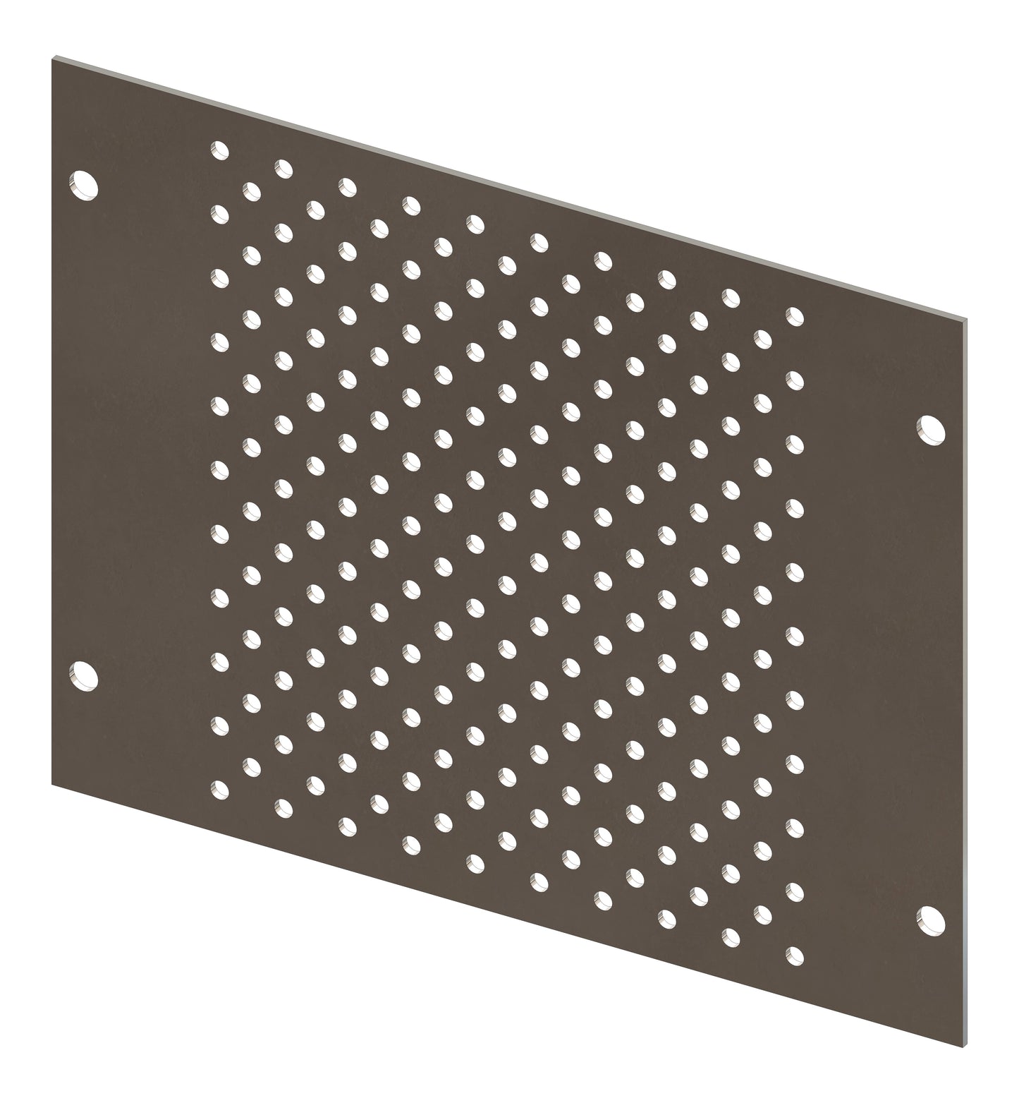 Perforated Mounting Plate width 220mm, 3 Modul Heights