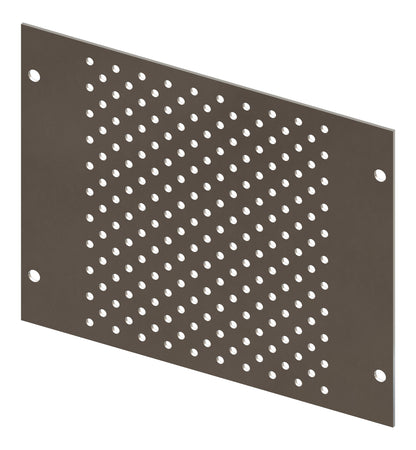 Perforated Mounting Plate width 220mm, 3 Modul Heights