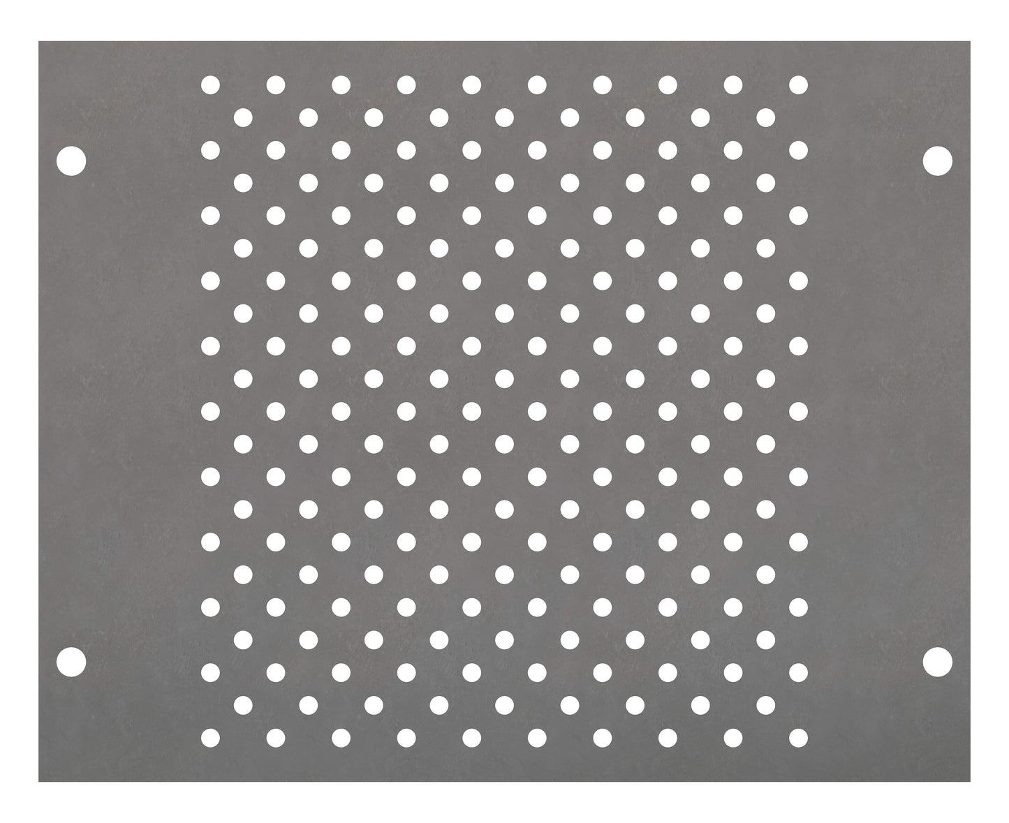 Perforated Mounting Plate width 220mm, 3 Modul Heights