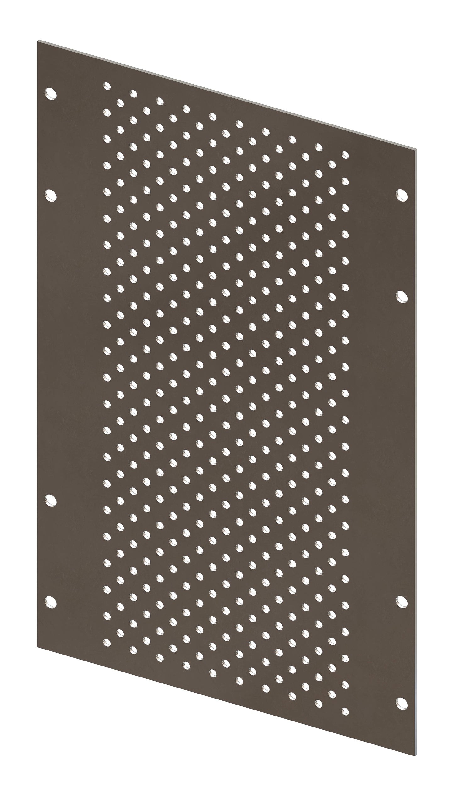 Perforated Mounting Plate width 220mm, 6 Modul Heights