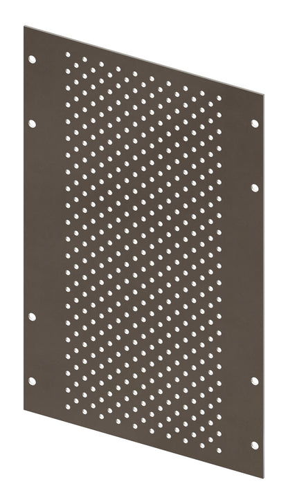 Perforated Mounting Plate width 220mm, 6 Modul Heights