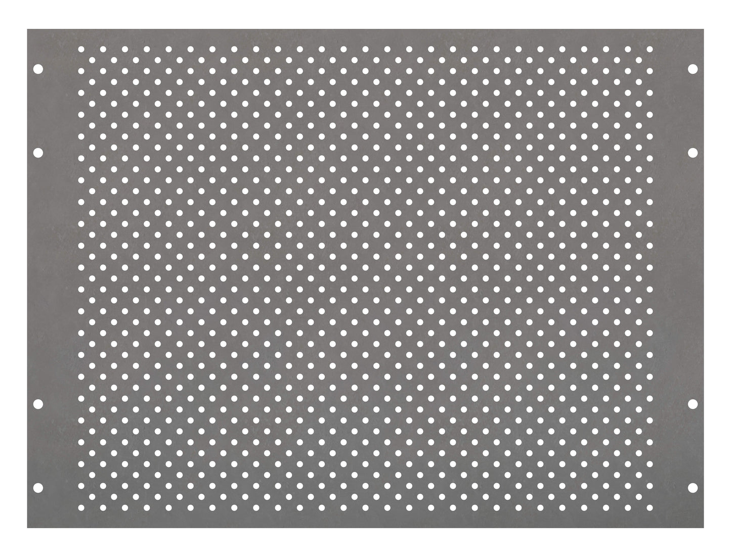 Perforated Mounting Plate width 420mm, 6 Modul Heights