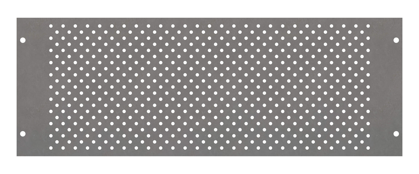 Perforated Mounting Plate width 428mm, 3 Modul Heights