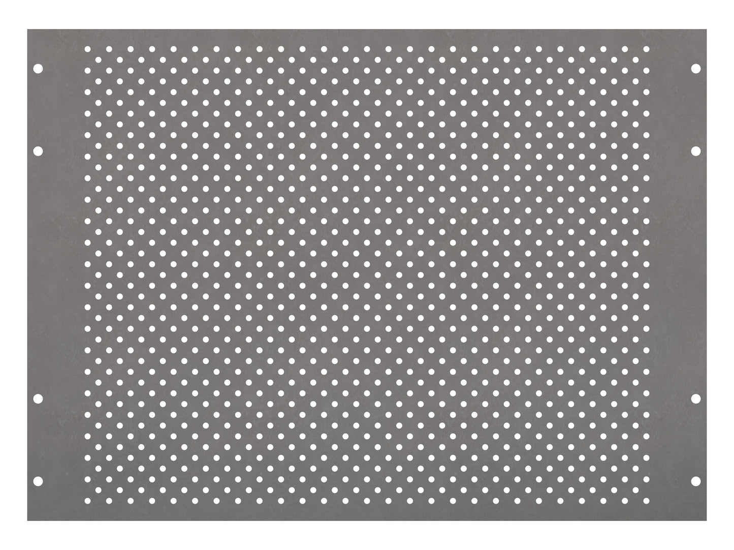 Perforated Mounting Plate width 428mm, 6 Modul Heights