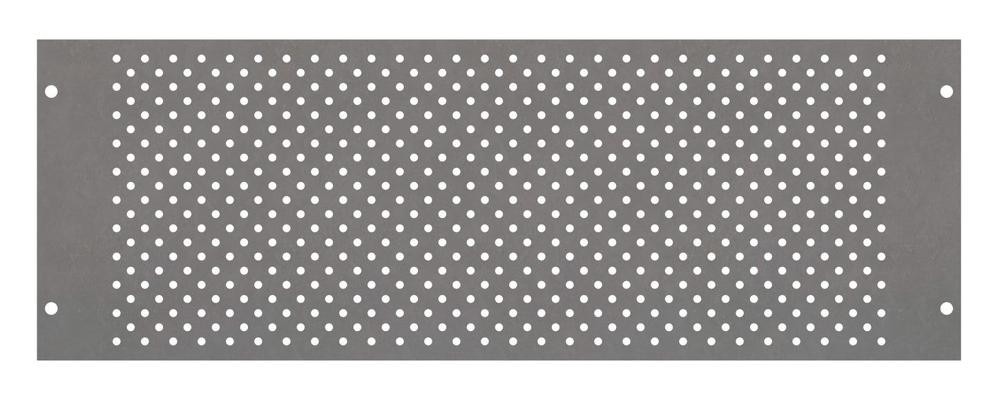 Perforated Mounting Plate width 440mm, 3 Modul Heights