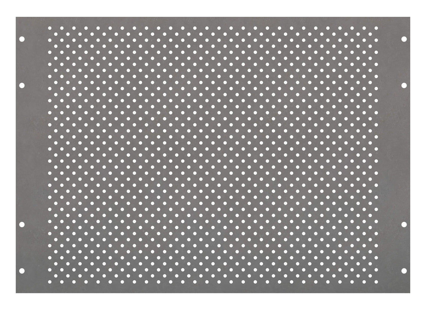 Perforated Mounting Plate width 440mm, 6 Modul Heights