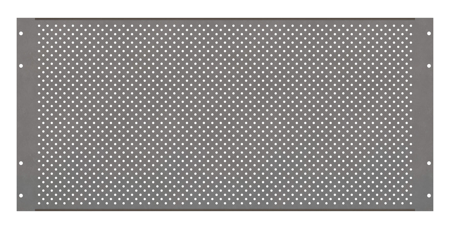 Perforated Mounting Plate width 640mm, 6 Modul Heights