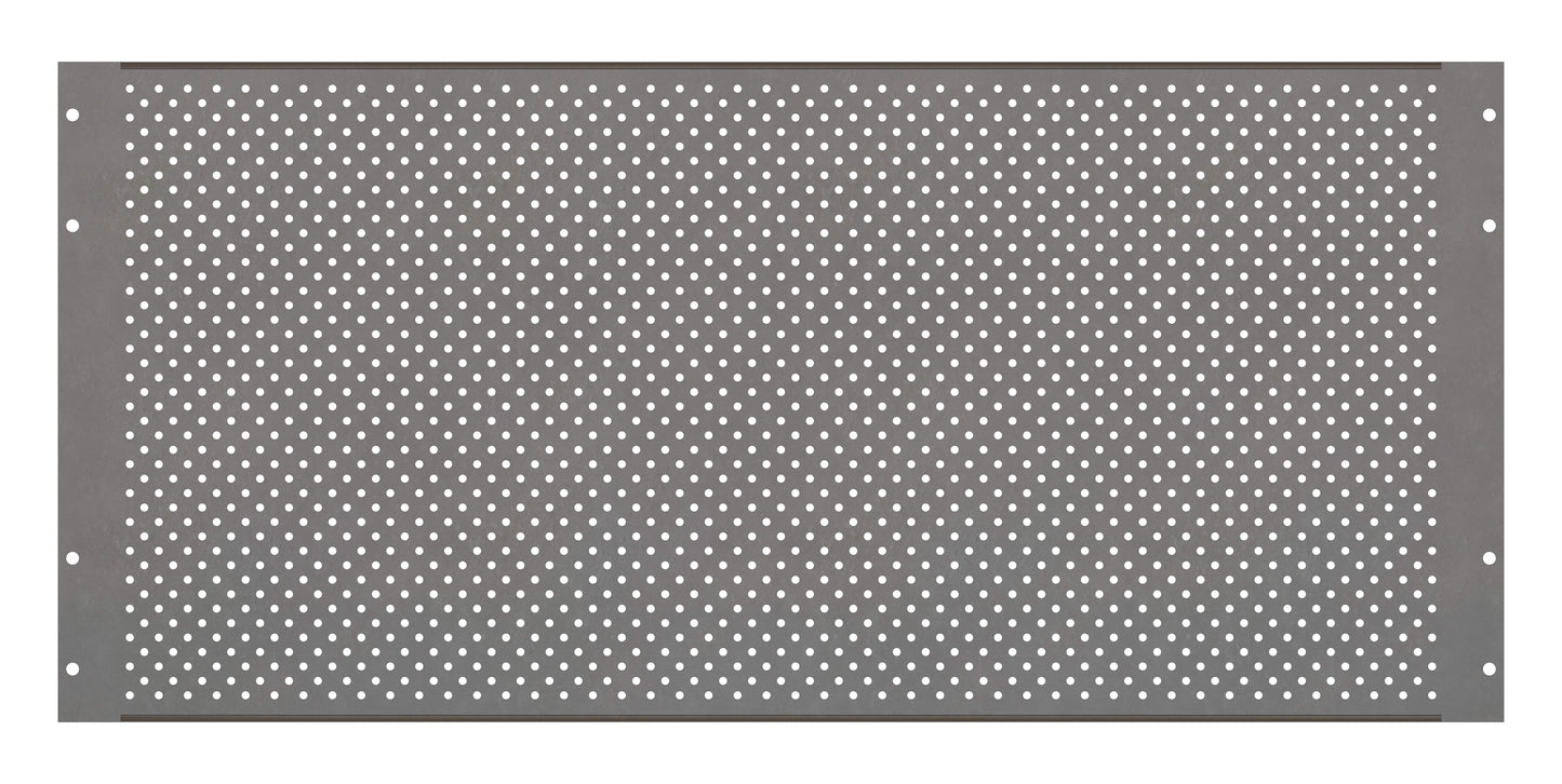 Perforated Mounting Plate width 648mm, 6 Modul Heights