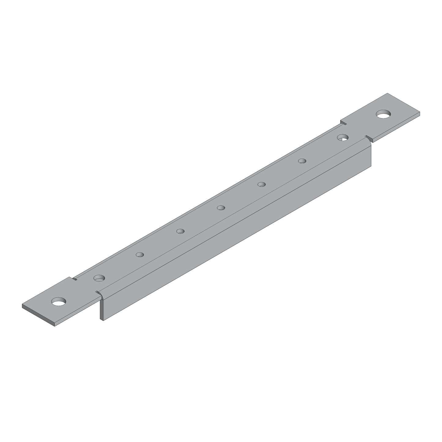 Șină de montaj vertială pentru sistem de 60 mm