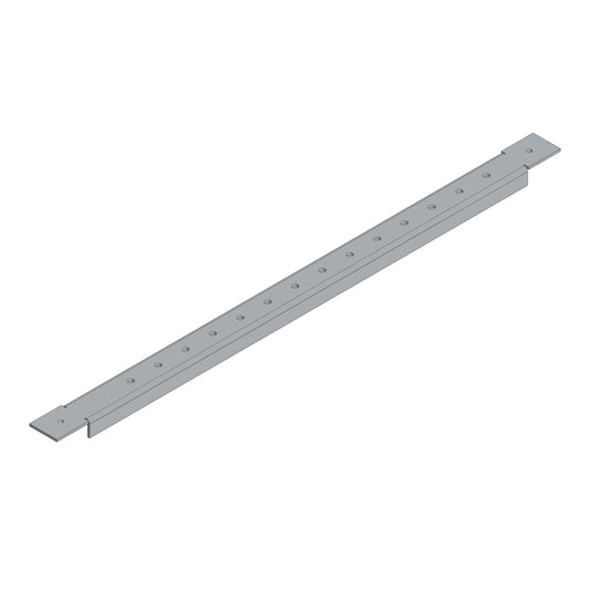 Șină perforată pentru sistem de 60 mm în dulap lățime 2