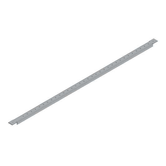 Șină perforată pentru sistem de 60 mm în dulap lățime 4
