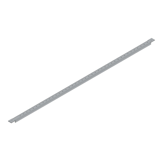 Șină perforată pentru sistem de 60 mm în dulap lățime 5