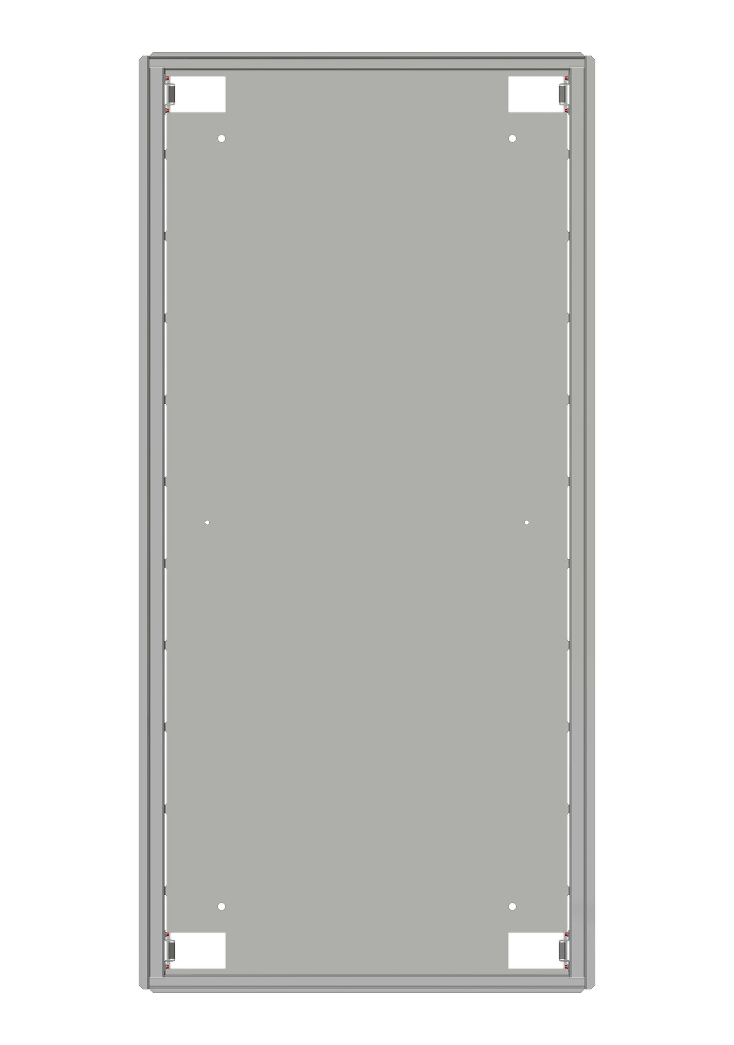 Wall box 2-24, 3-part system 180mm deep, 168MW