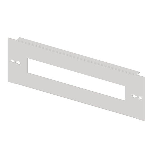 Slotted front plate 426mm G3 sheet steel, 18MW