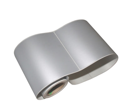 Etichete poliester 100x120mm, argintii, mate, Schrack Design