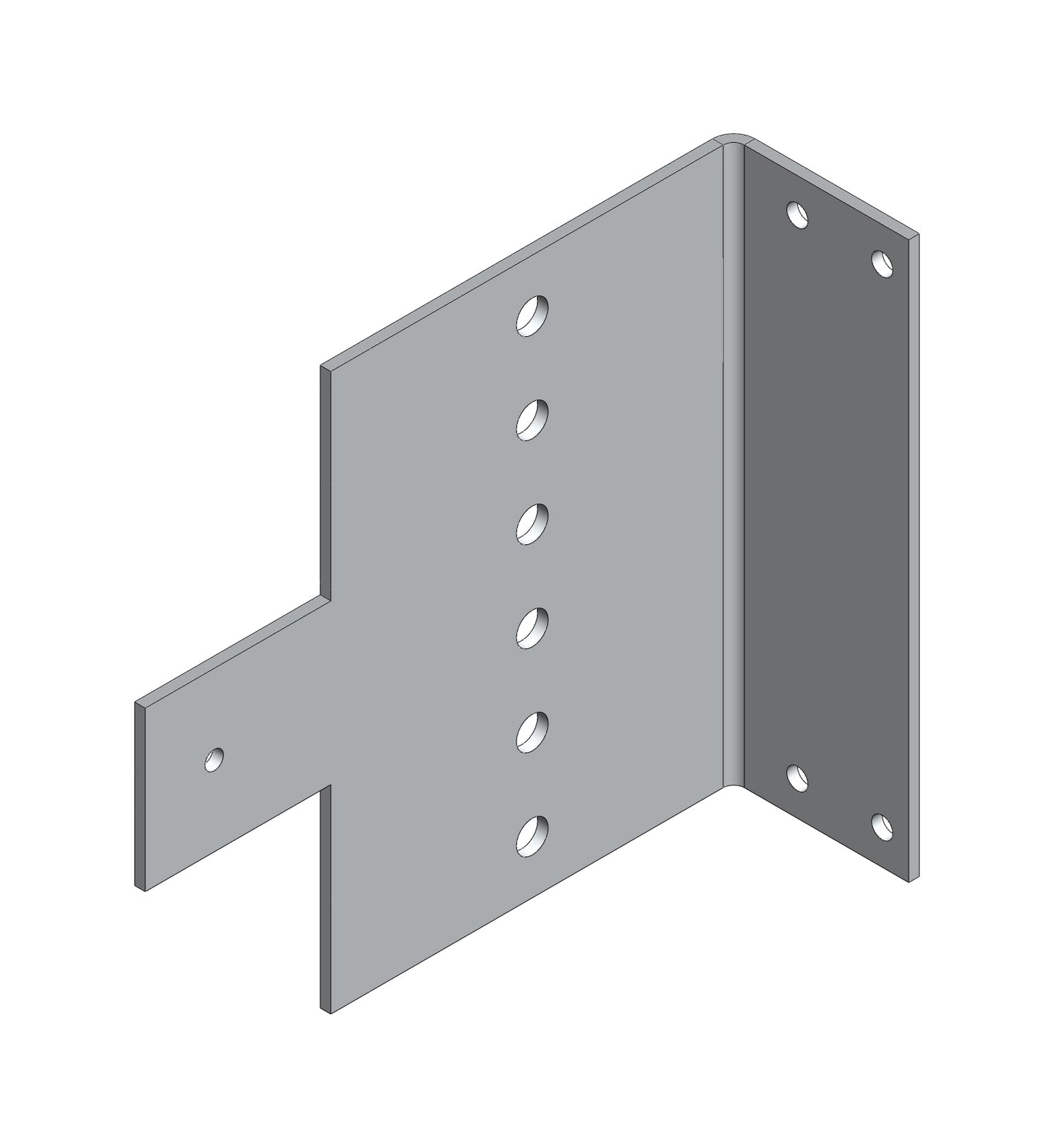 Duct angle for 60mm wiring ducts for terminals