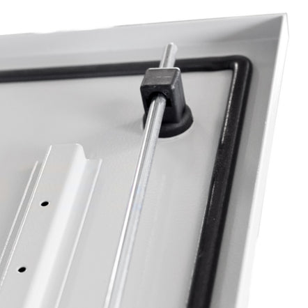 Ramă aplicată+uşă 2A-28, A=250mm+placă sp.+mâner rot. IP54