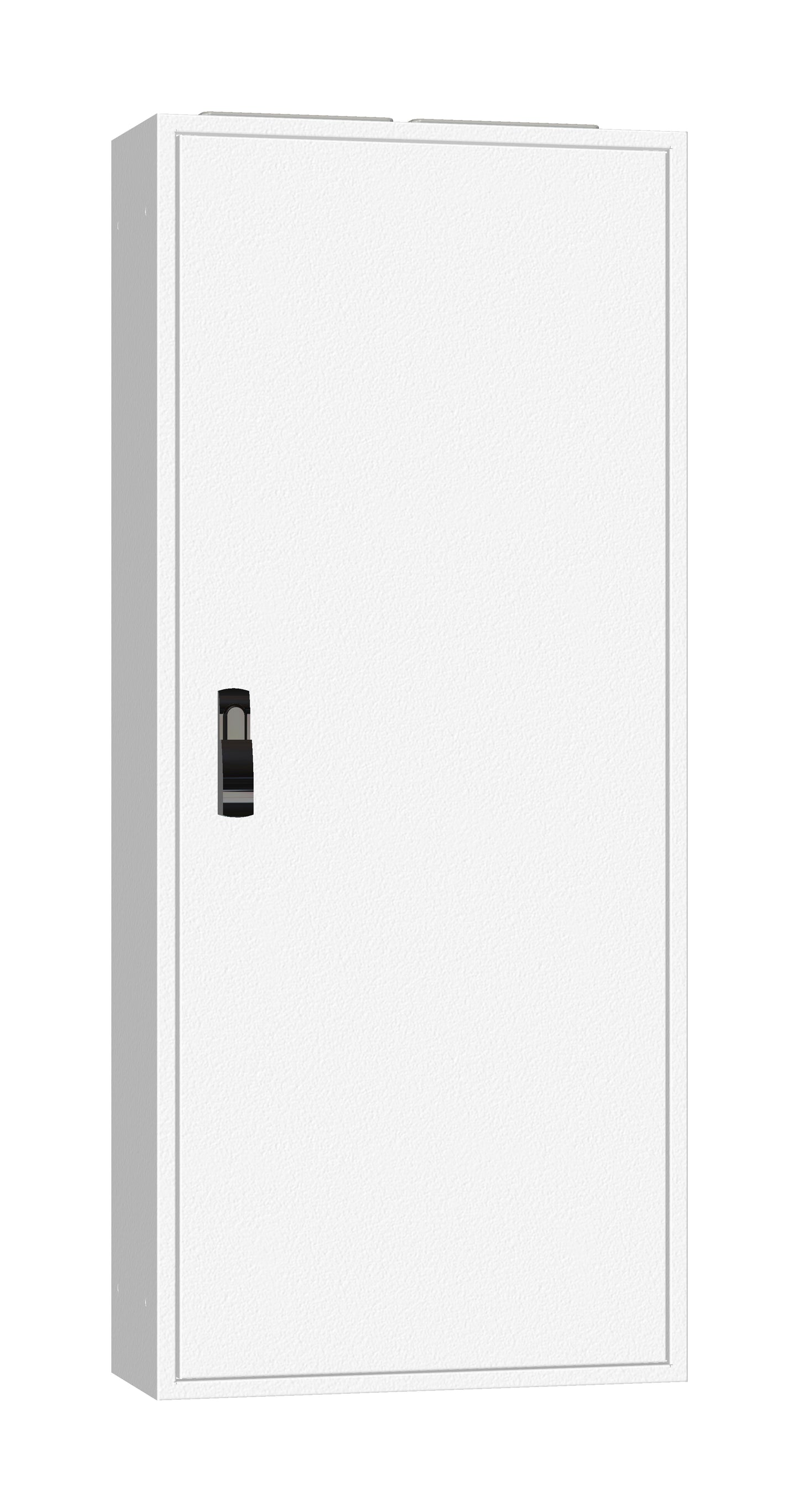 Ramă aplicată+uşă 2A-28, A=250mm+placă sp.+mâner rot. IP54