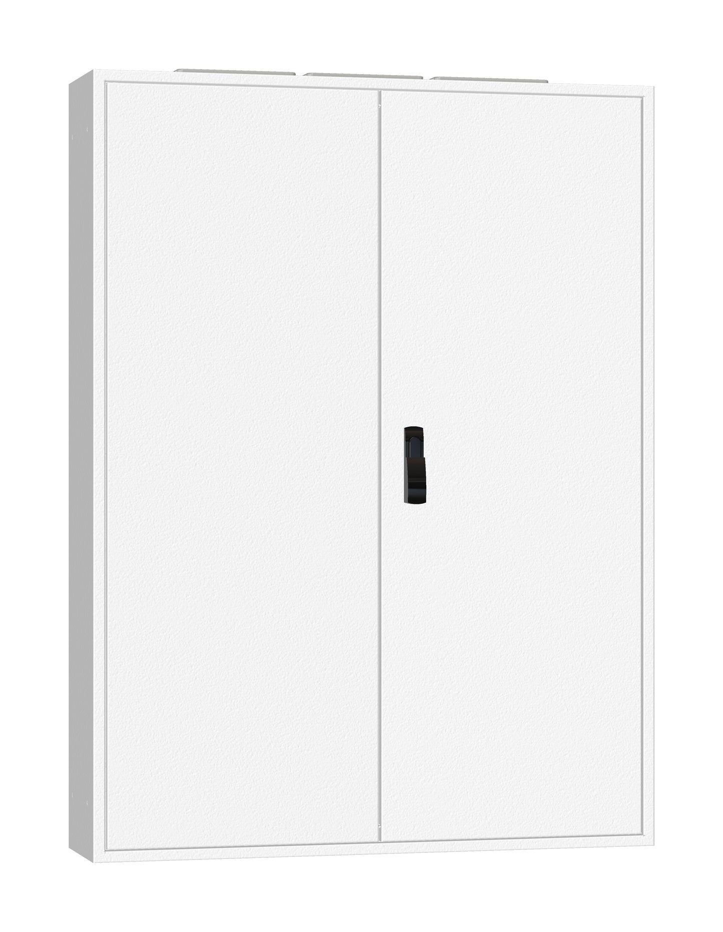 Ramă aplicată+uşă 4A-28, A=250mm+placă sp.+mâner rot. IP54