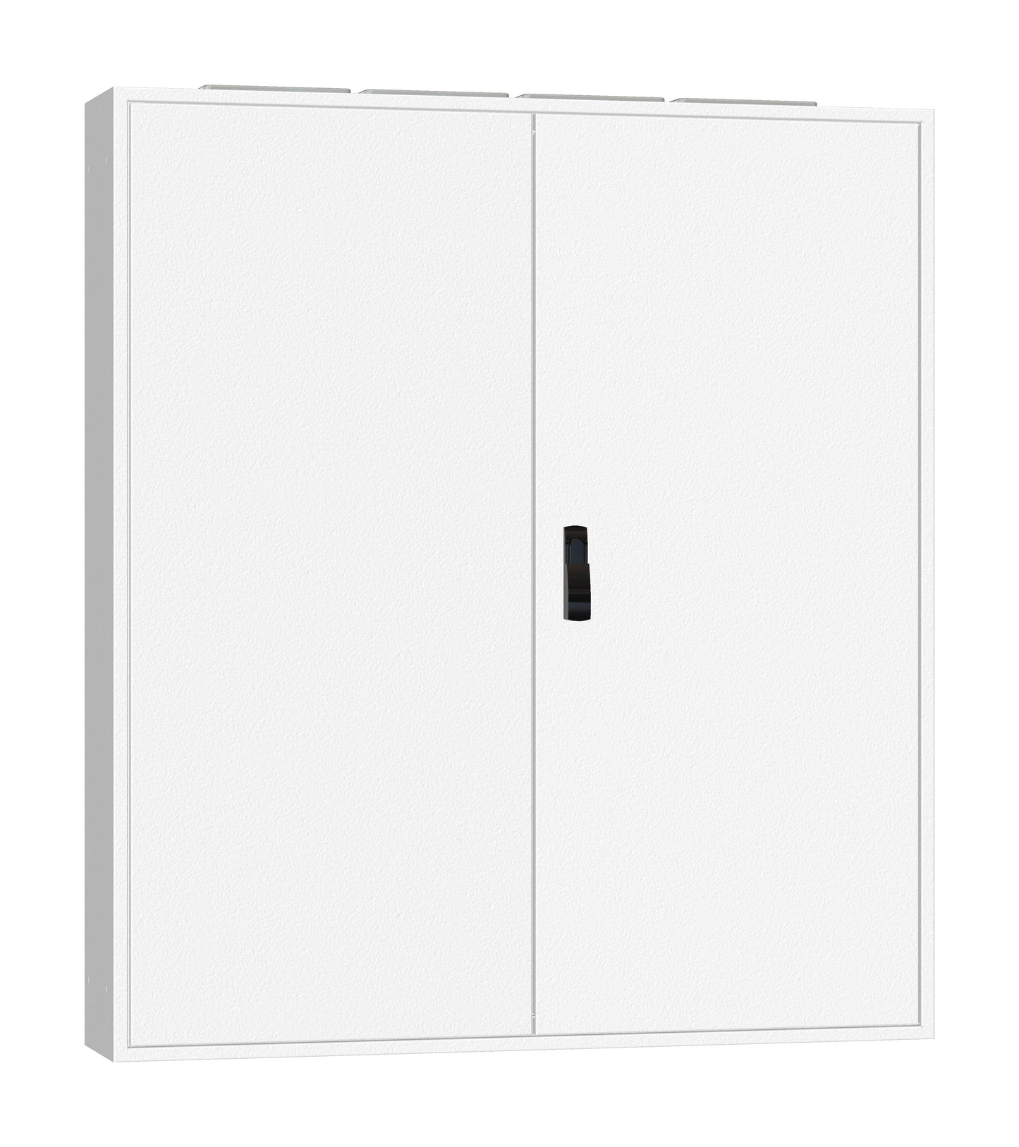 Ramă aplicată+uşă 5A-28, A=250mm+placă sp.+mâner rot. IP54