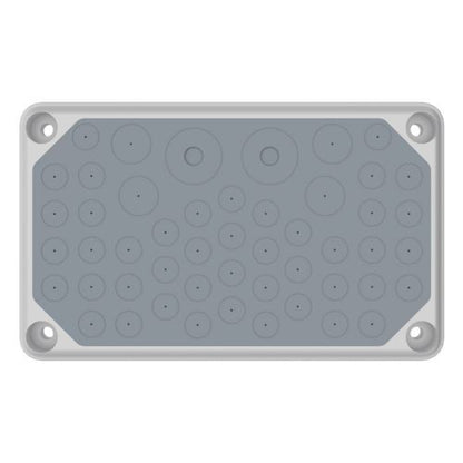 Cable entry gland plate, IP55, 44xØ3-14, 3xØ3-21, 2xØ3-30mm