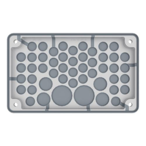 Cable entry gland plate, IP55, 44xØ3-14, 3xØ3-21, 2xØ3-30mm