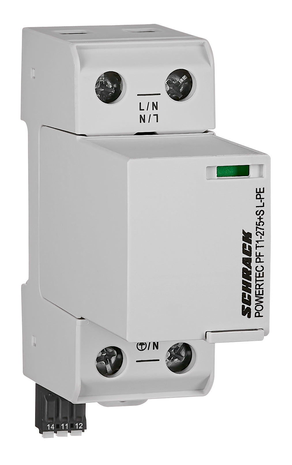 POWERTEC PF 25kA +H+S, T1-275, 1+0, pluggable, integr. fuse