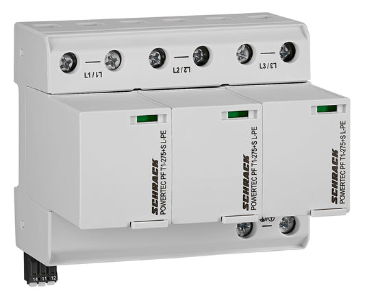 POWERTEC PF 25kA +H, T1 275, 3+0, pluggable, integr. fuse