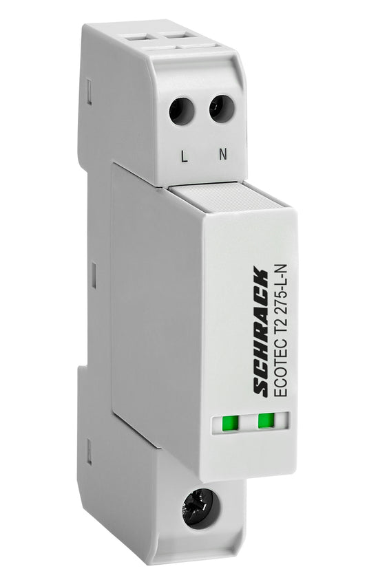 Surge Arrester Set 2+0 TN-S, TN-C system, Class T2(+T3)