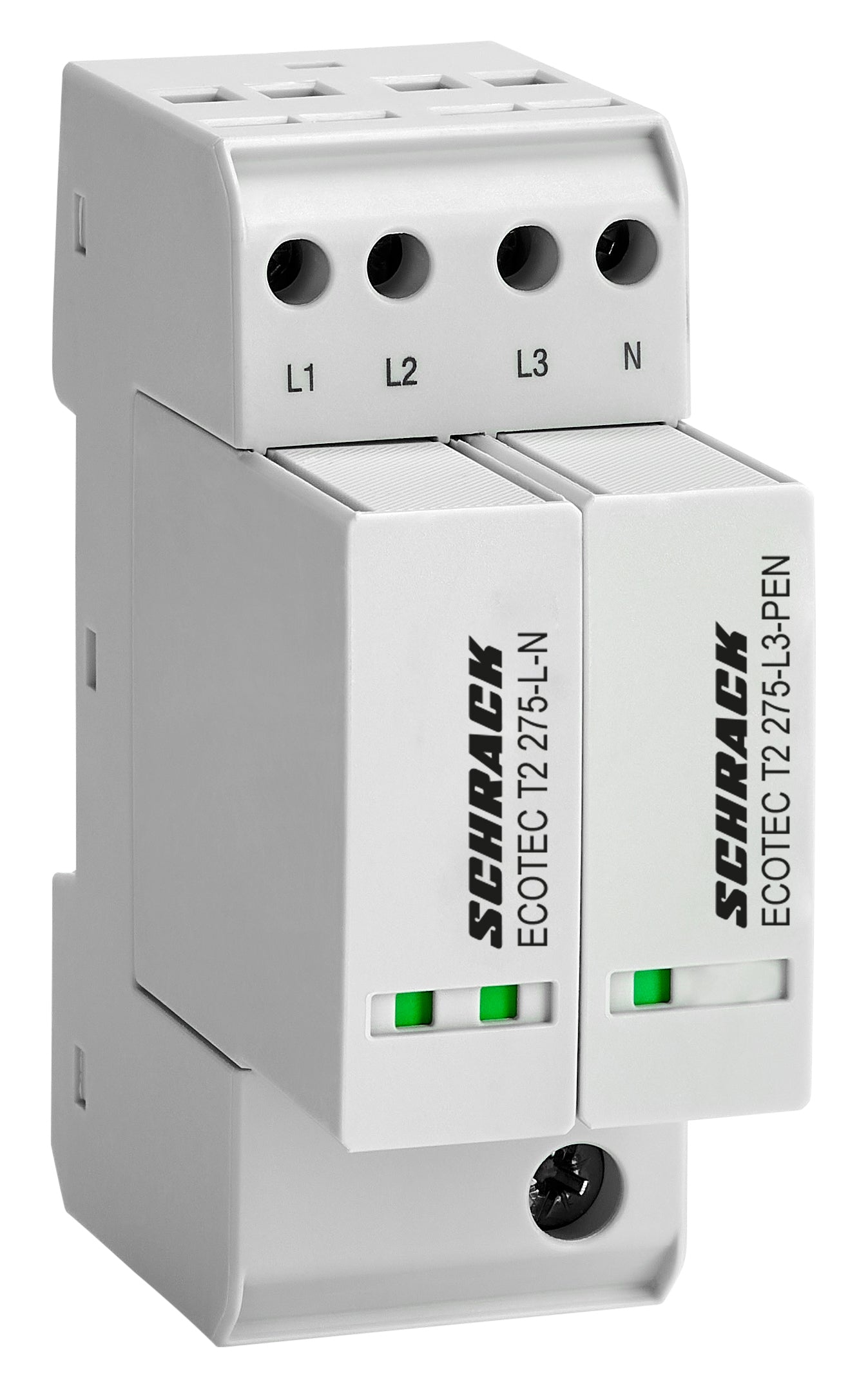 Descărcător ECOTEC, 3+0, TNC, clasa II (C), 275V, Iimp=20kA