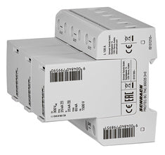 Comb. arrester 3+0 TNC,ClassI+II(B+C), 300V,25kA, pluggable