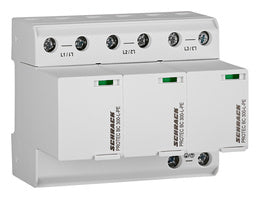 Comb. arrester 3+0 TNC,ClassI+II(B+C), 300V,25kA, pluggable