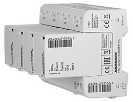 Comb. arrester 4+0 TNS,ClassI+II(B+C),300V,25kA+RC,pluggable