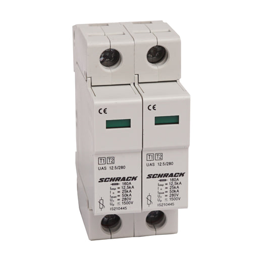 Descărcător complet T1+T2/BC 2+0, 12,5 kA/280V - Seria UAS