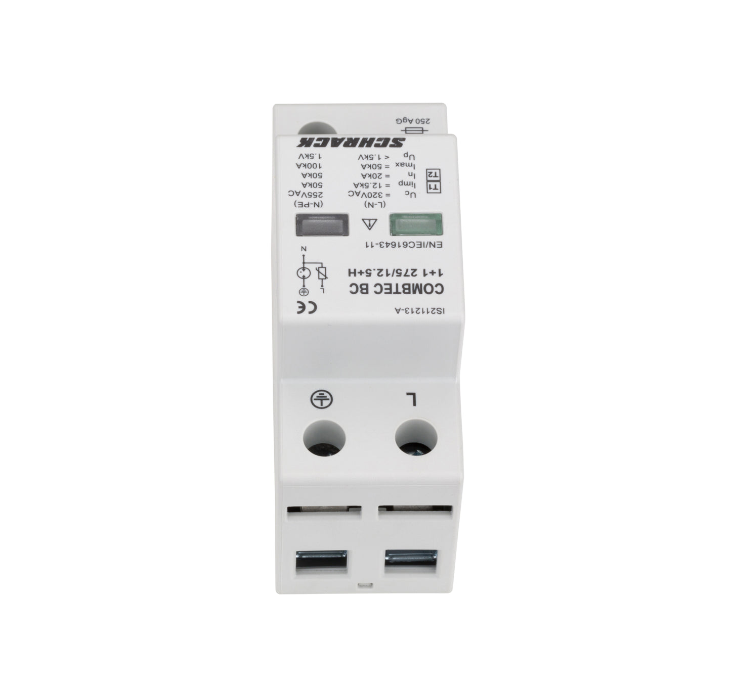Descarcator COMBTEC BC 1+1 275/12,5+contact auxiliar