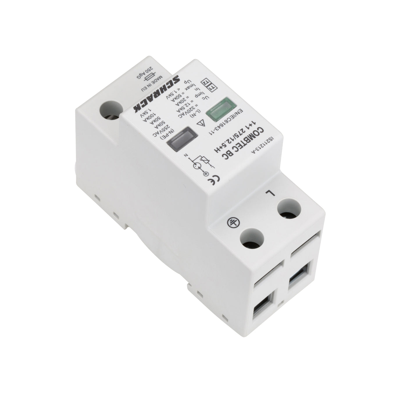 Descarcator COMBTEC BC 1+1 275/12,5+contact auxiliar