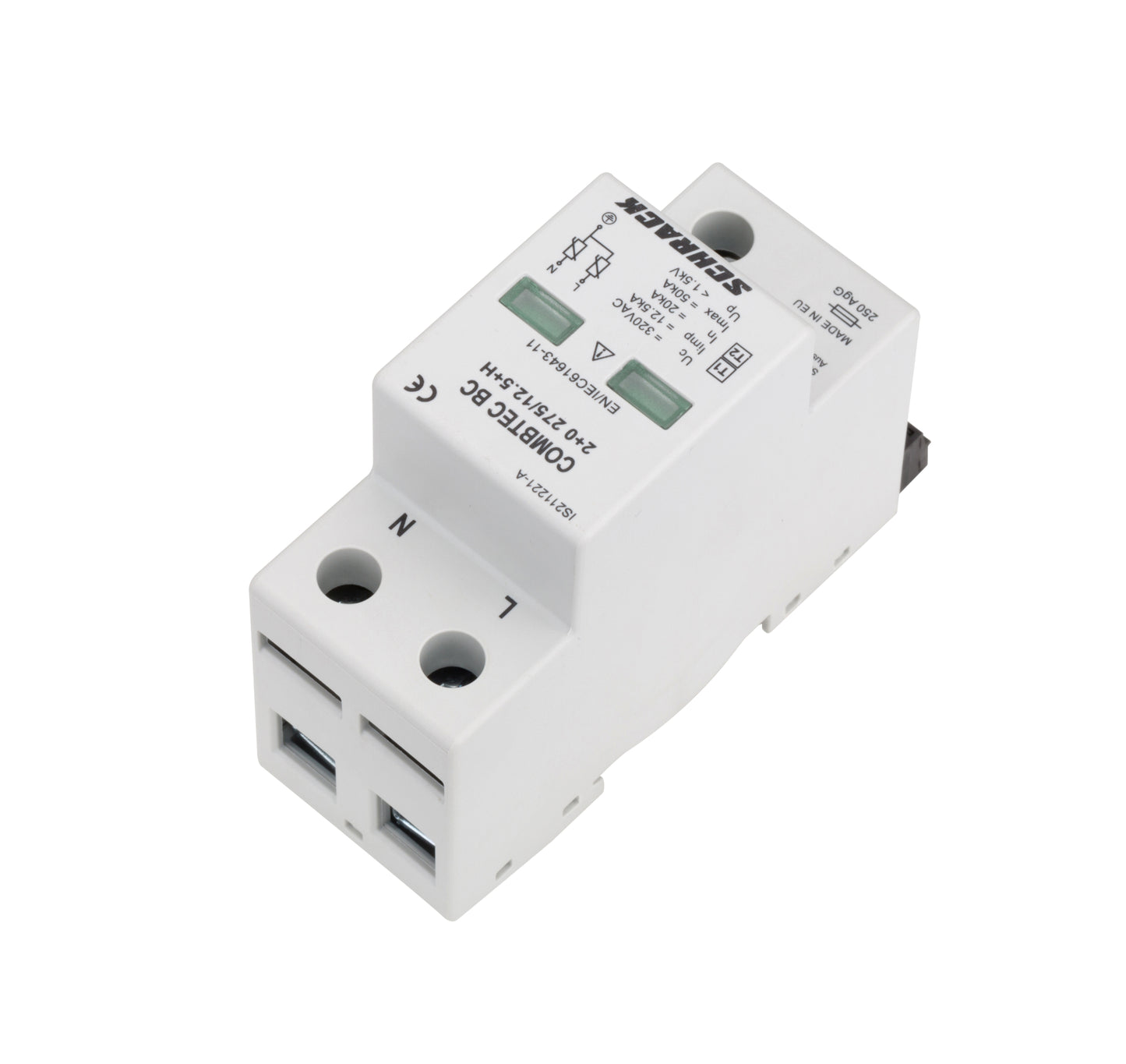 Descarcator COMBTEC BC 2+0 275/12,5+contact auxiliar