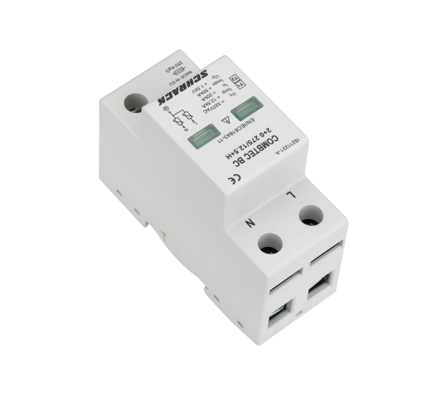 Descarcator COMBTEC BC 2+0 275/12,5+contact auxiliar