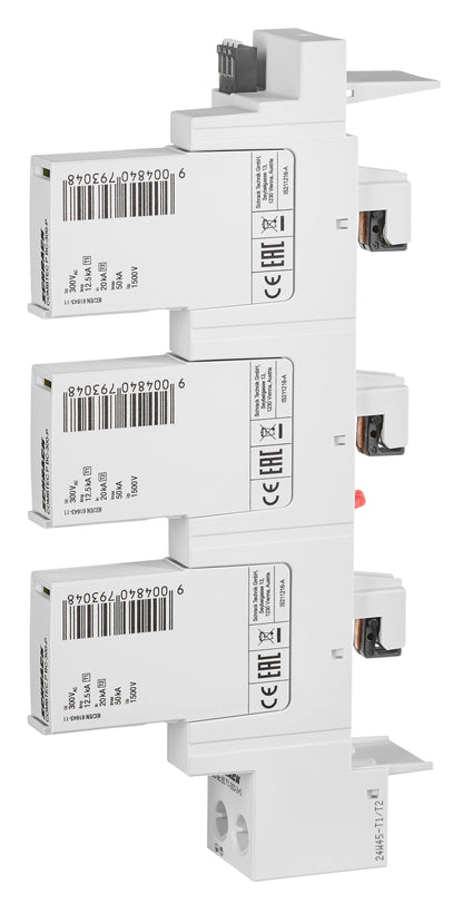 Surge Arrester for 60mm System 3+0 AX TN-C, Class 1+2(BC)