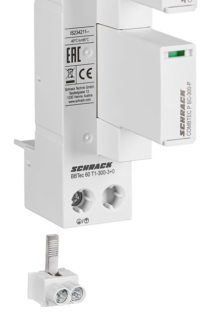 Surge Arrester for 60mm System 3+0 AX TN-C, Class 1+2(BC)